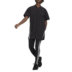 Adidas Sportswear Lightweight Travel Shirt Dress Black Women’s Medium